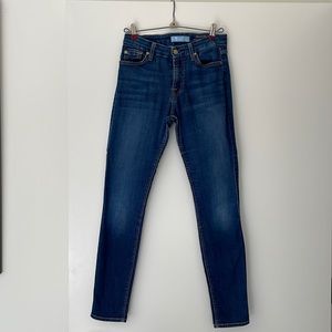 7 for all mankind (b) air ankle skinny jeans - US26